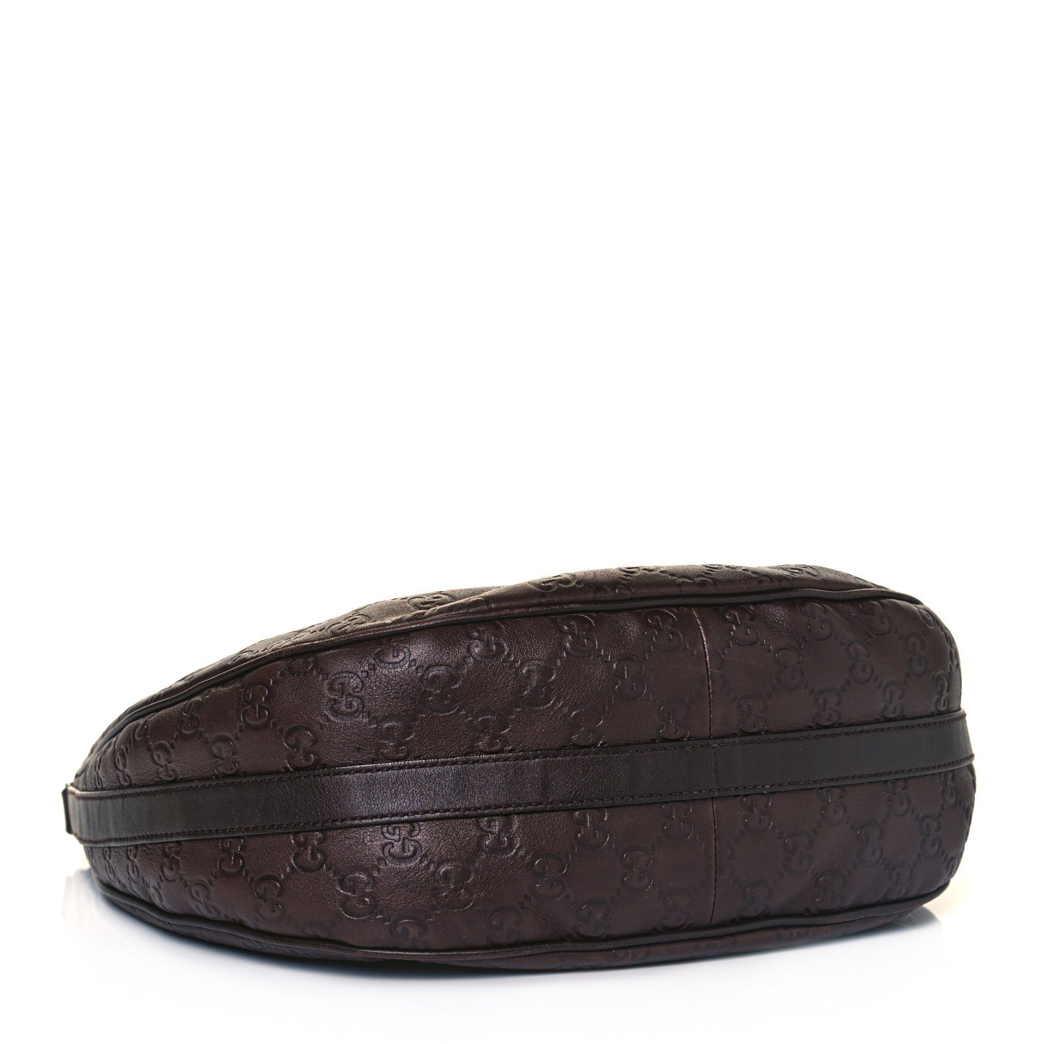 Gucci Guccissima Medium GG Twins Hobo Dark Brown 4 of 14