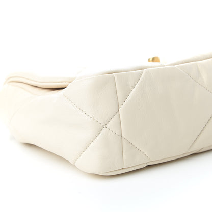 Chanel Lambskin Quilted Medium 19 Flap White 5 of 10