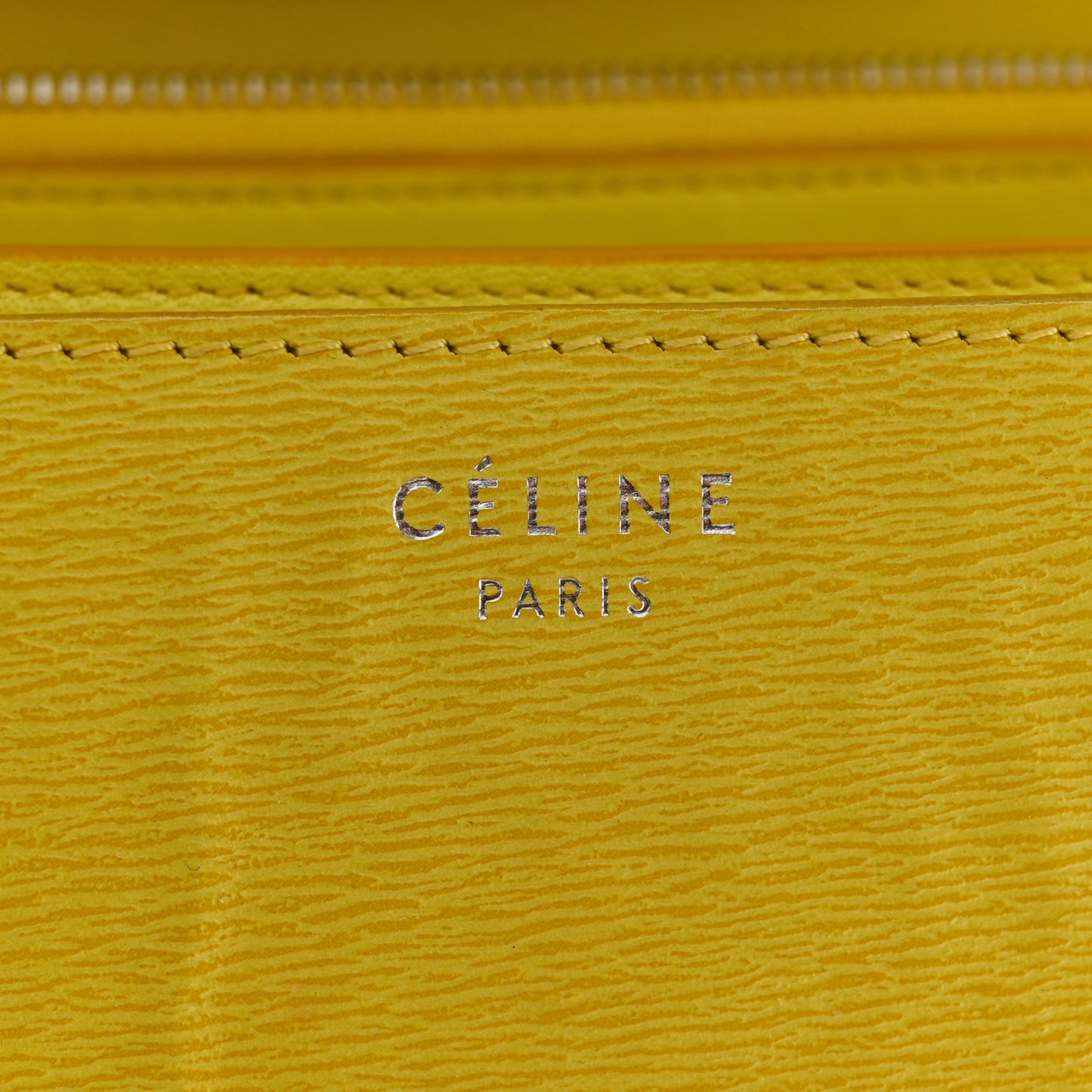 Liege Calfskin Medium Classic Box Flap Bag Fluo Yellow