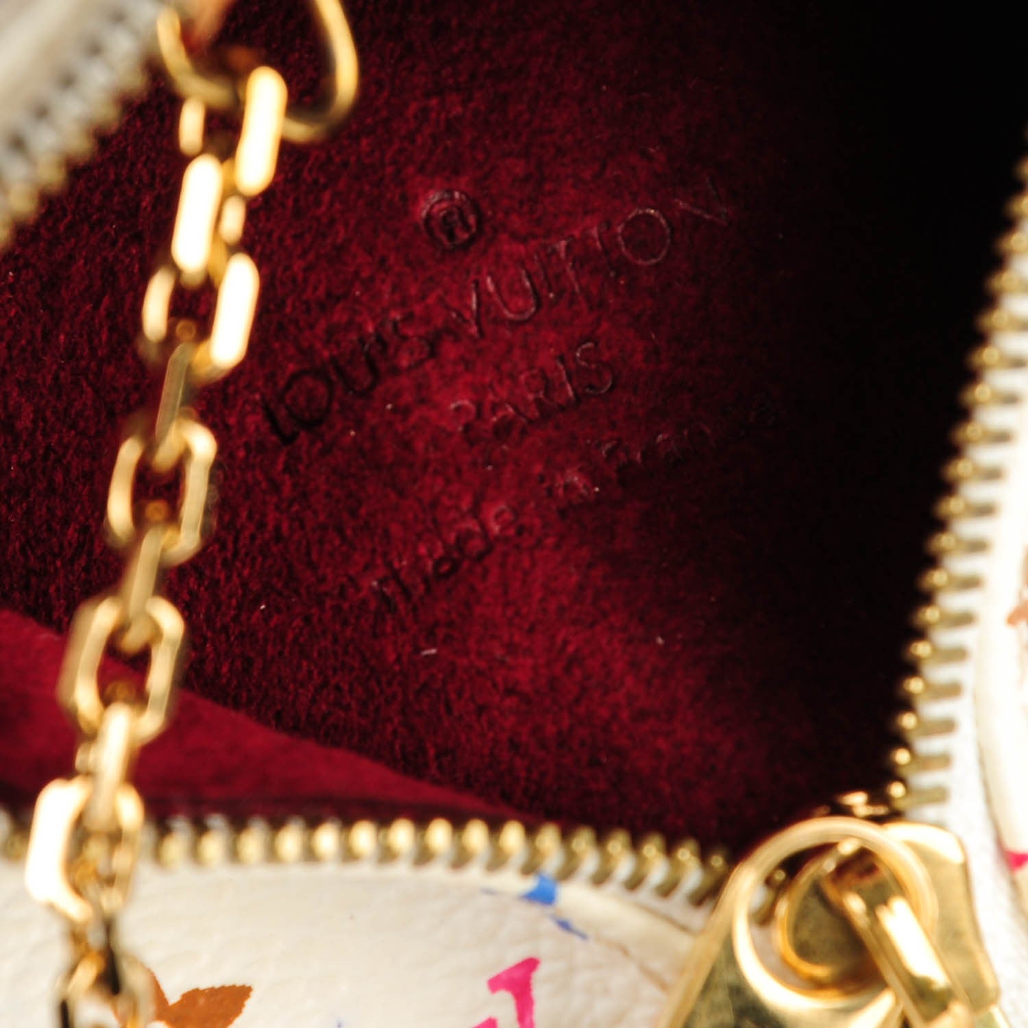 Louis Vuitton Monogram Multicolor Berlingot Coin Purse White 5 of 5