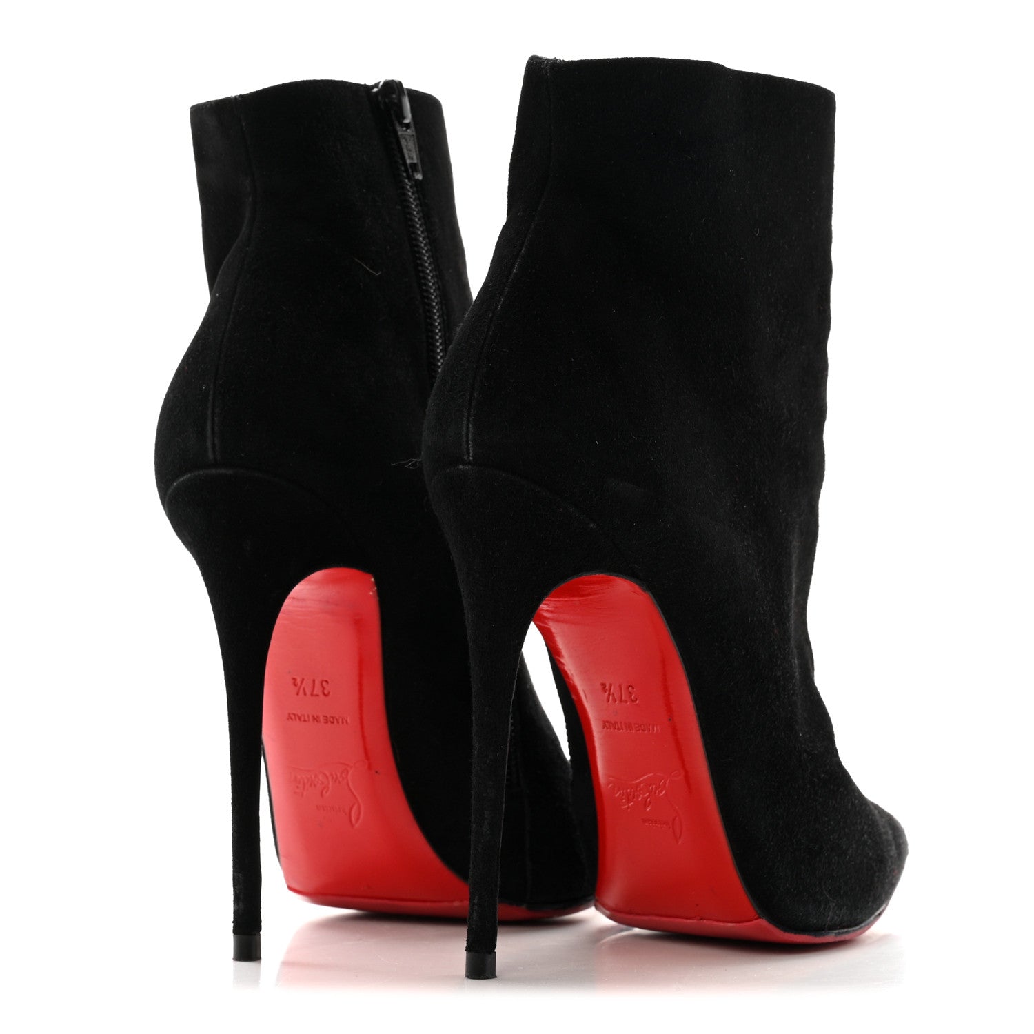 Christian Louboutin Suede So Kate Booty 120 Ankle Boots 37.5 Black 10 of 24