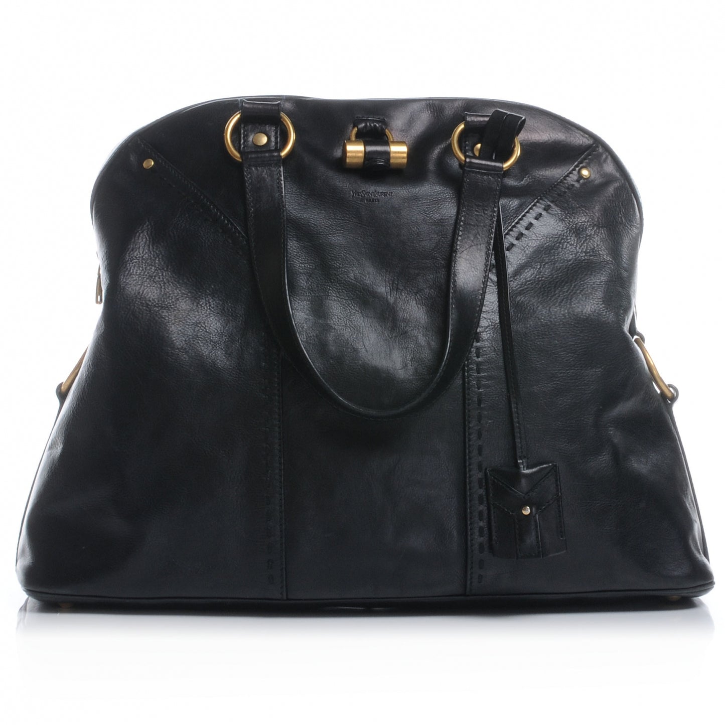 Leather Large Muse Black