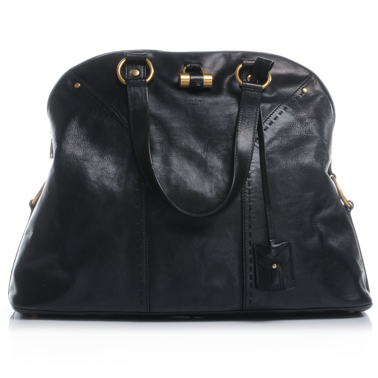 Saint Laurent Leather Large Muse Black 1 of 11