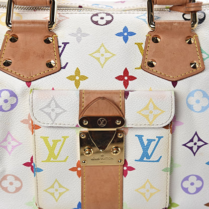 Louis Vuitton Monogram Multicolor Speedy 30 White 11 of 11