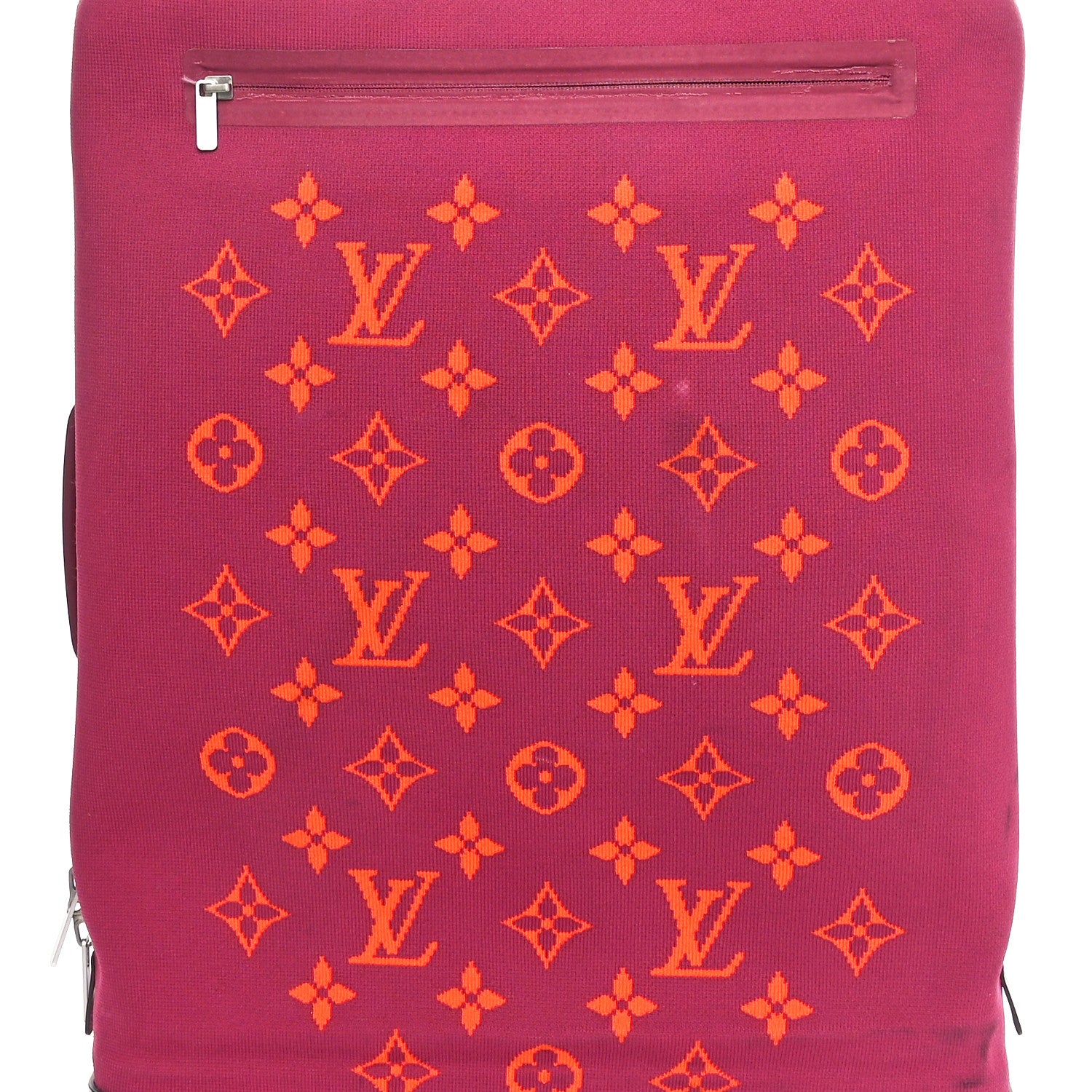 Louis Vuitton Knit Monogram Horizon Soft 55 Suitcase Fuchsia 7 of 12