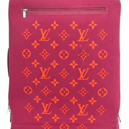 Louis Vuitton Knit Monogram Horizon Soft 55 Suitcase Fuchsia 7 of 12