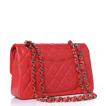 Chanel Caviar Quilted Small Double Flap Red 2 of 14