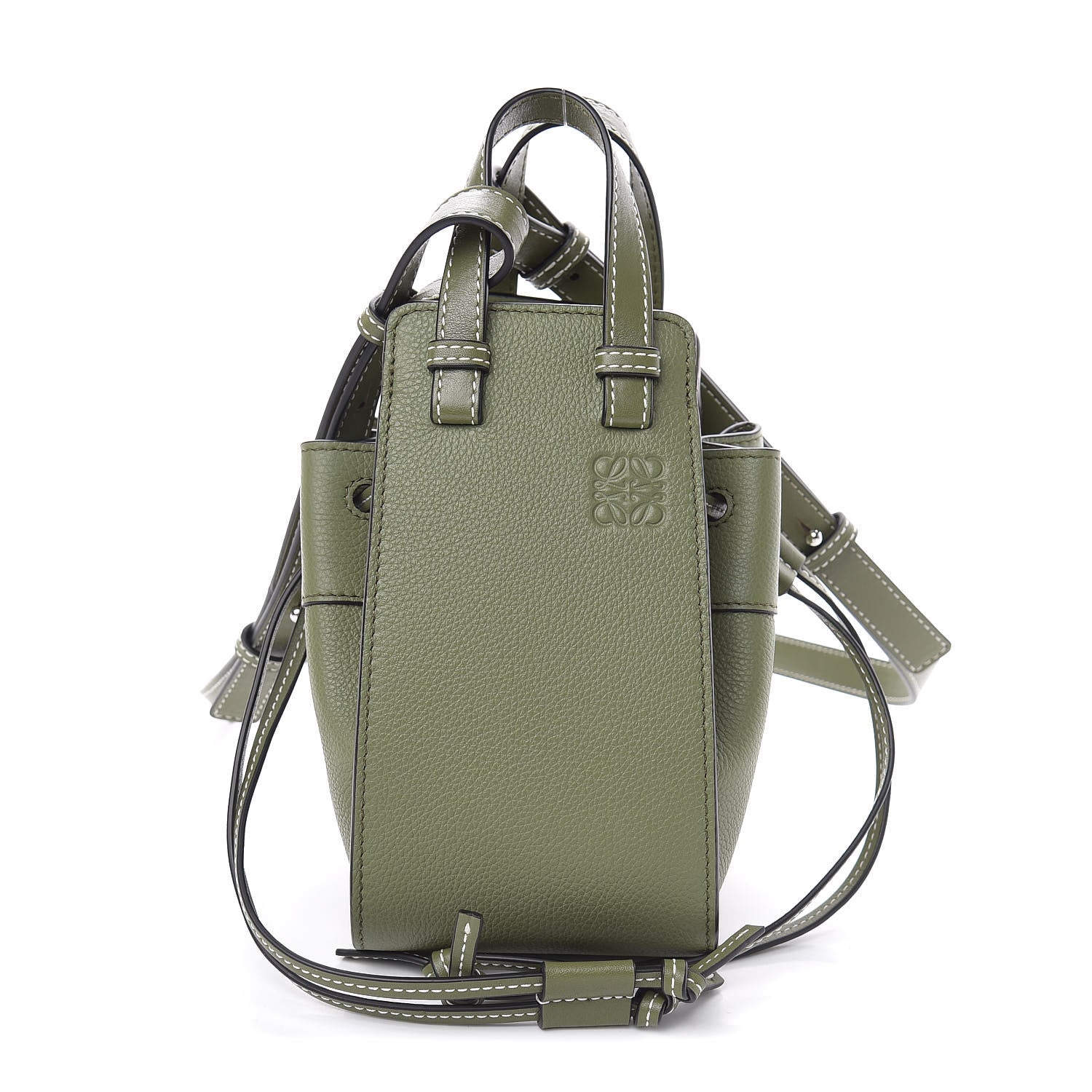 Loewe Calfskin Mini Hammock Shoulder Bag Avocado 1 of 8