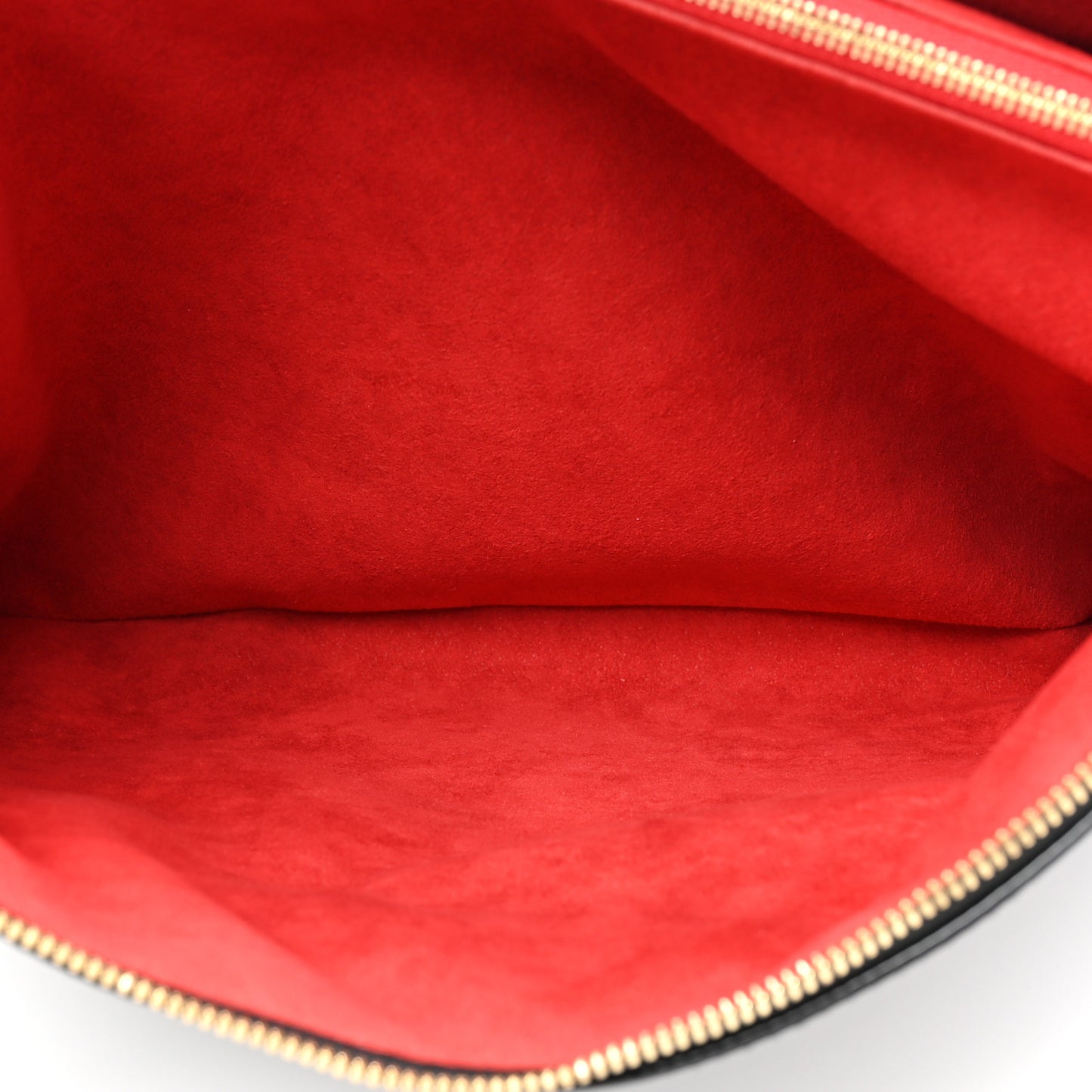 Patent Embossed Monogram Lambskin Coussin MM Black Red