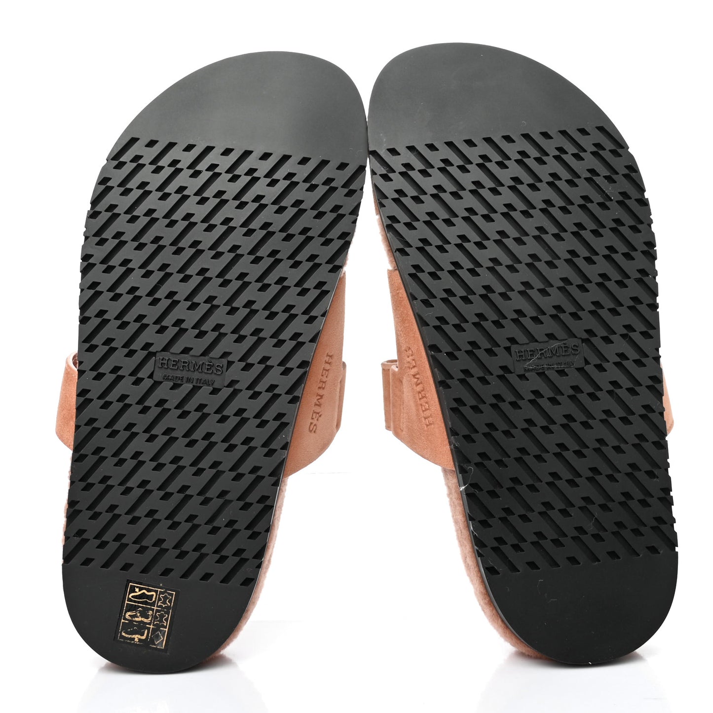 Suede Goatskin Woolskin Womens Chypre Sandals 37.5 Rose Aube