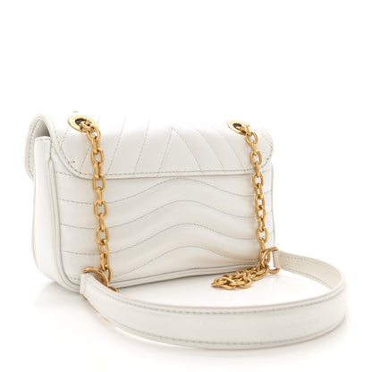 Louis Vuitton Calfskin LV New Wave Chain Bag Ivory 3 of 10