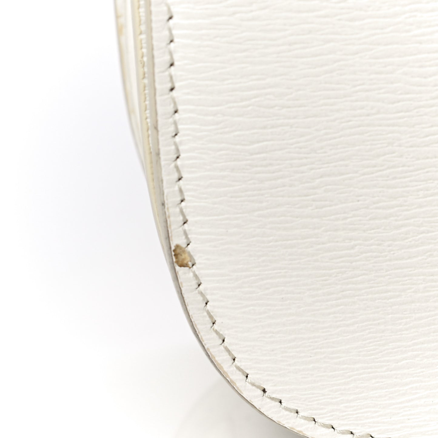 Liege Calfskin Medium Classic Box Flap Bag White