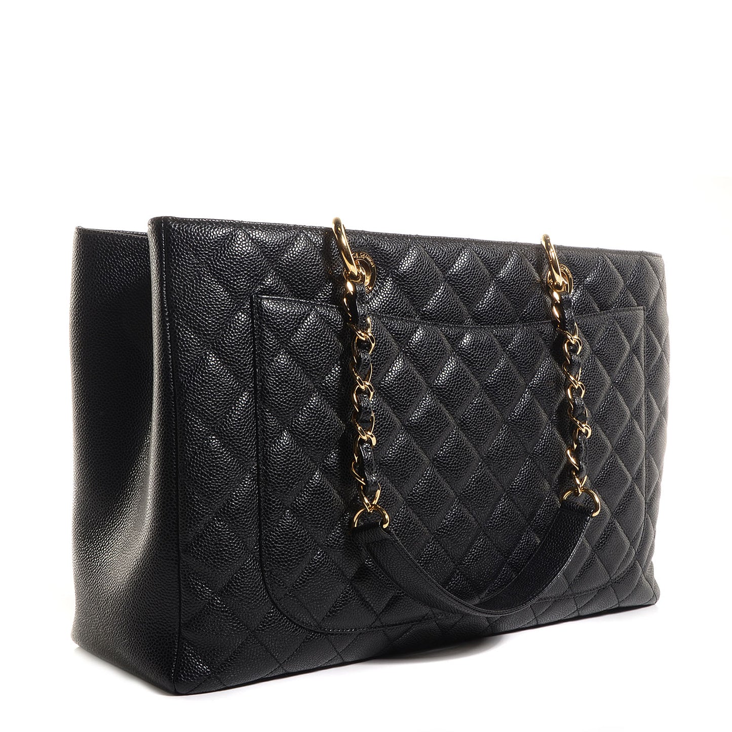 Caviar XL Grand Shopping Tote GST Black