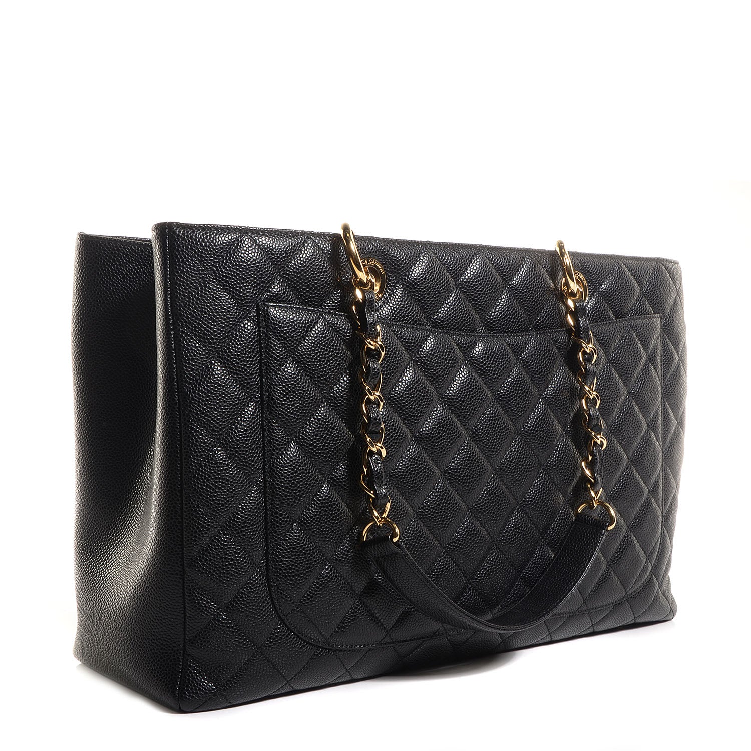 Chanel Caviar XL Grand Shopping Tote GST Black 3 of 7
