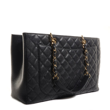 Chanel Caviar XL Grand Shopping Tote GST Black 3 of 7
