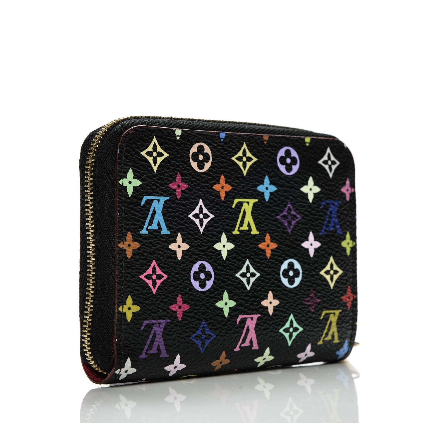 Monogram Multicolor Zippy Coin Purse Black Grenade