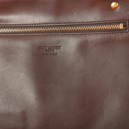 Saint Laurent Raffia Calfskin Medium Panier Tote 6 of 12