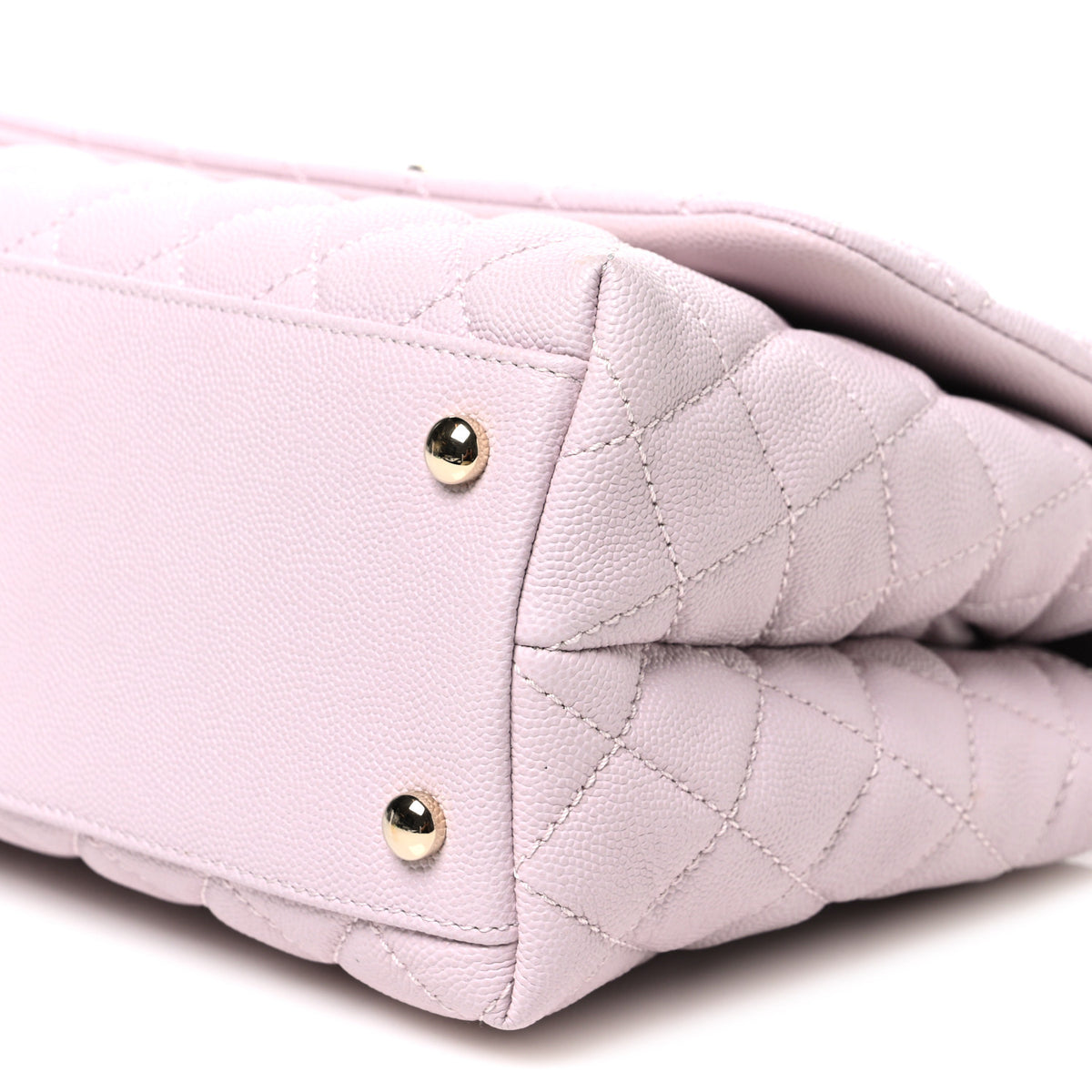 Chanel Caviar Quilted Small Coco Handle Flap Lilas Lilac 10 of 11