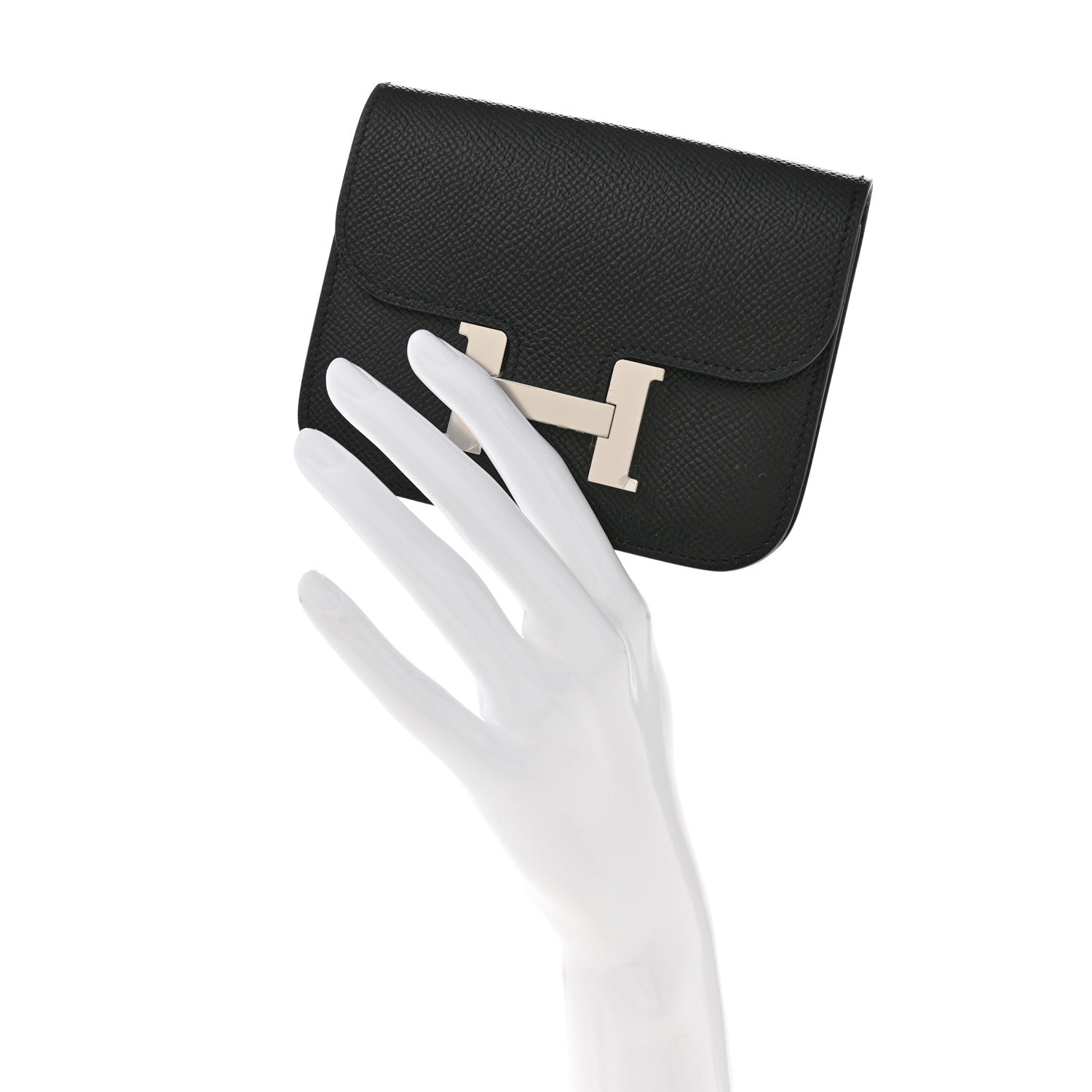 Hermes Epsom Constance Slim Wallet Black 3 of 11