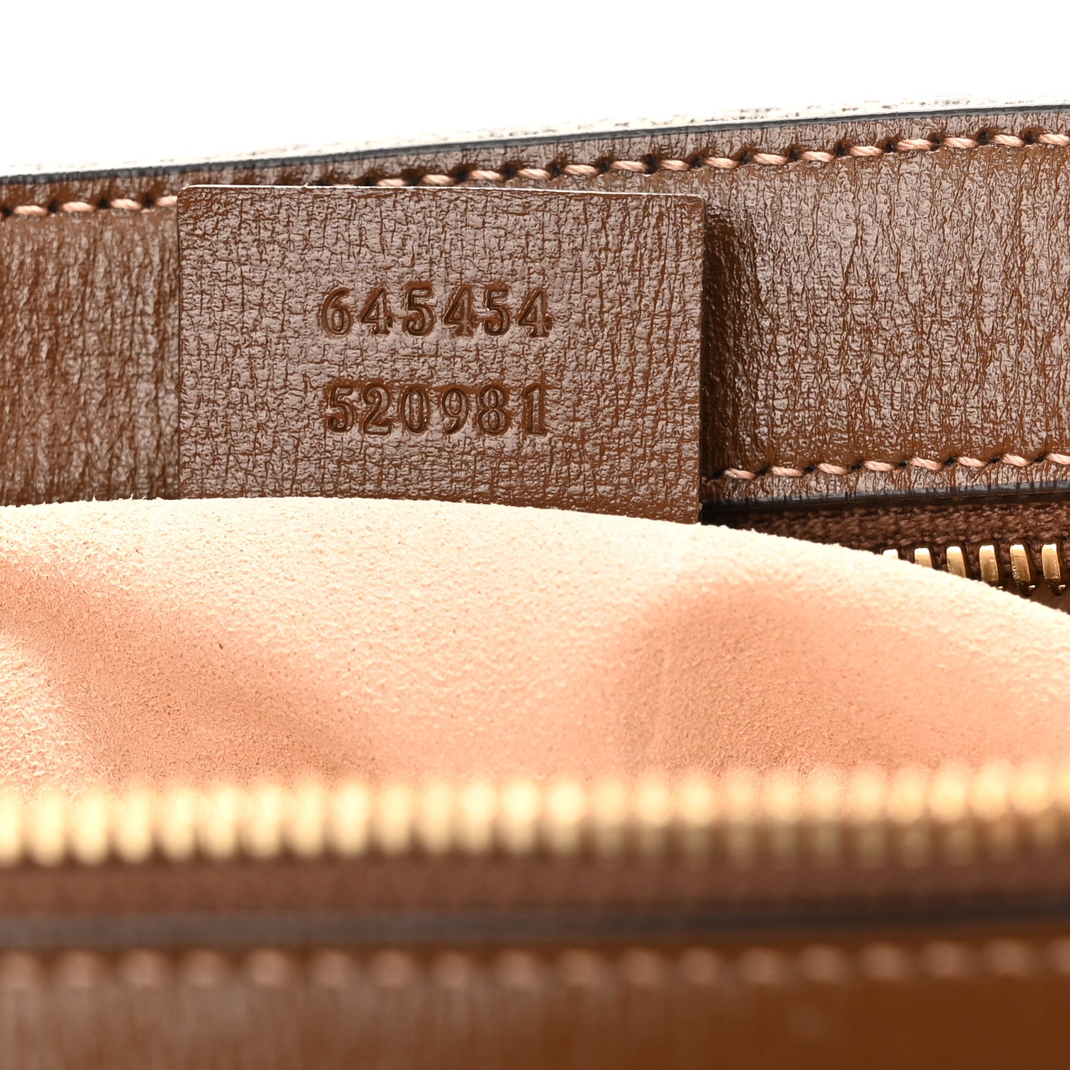 Gucci GG Supreme Monogram Small Horsebit 1955 Shoulder Bag Beige Brown Sugar 7 of 11