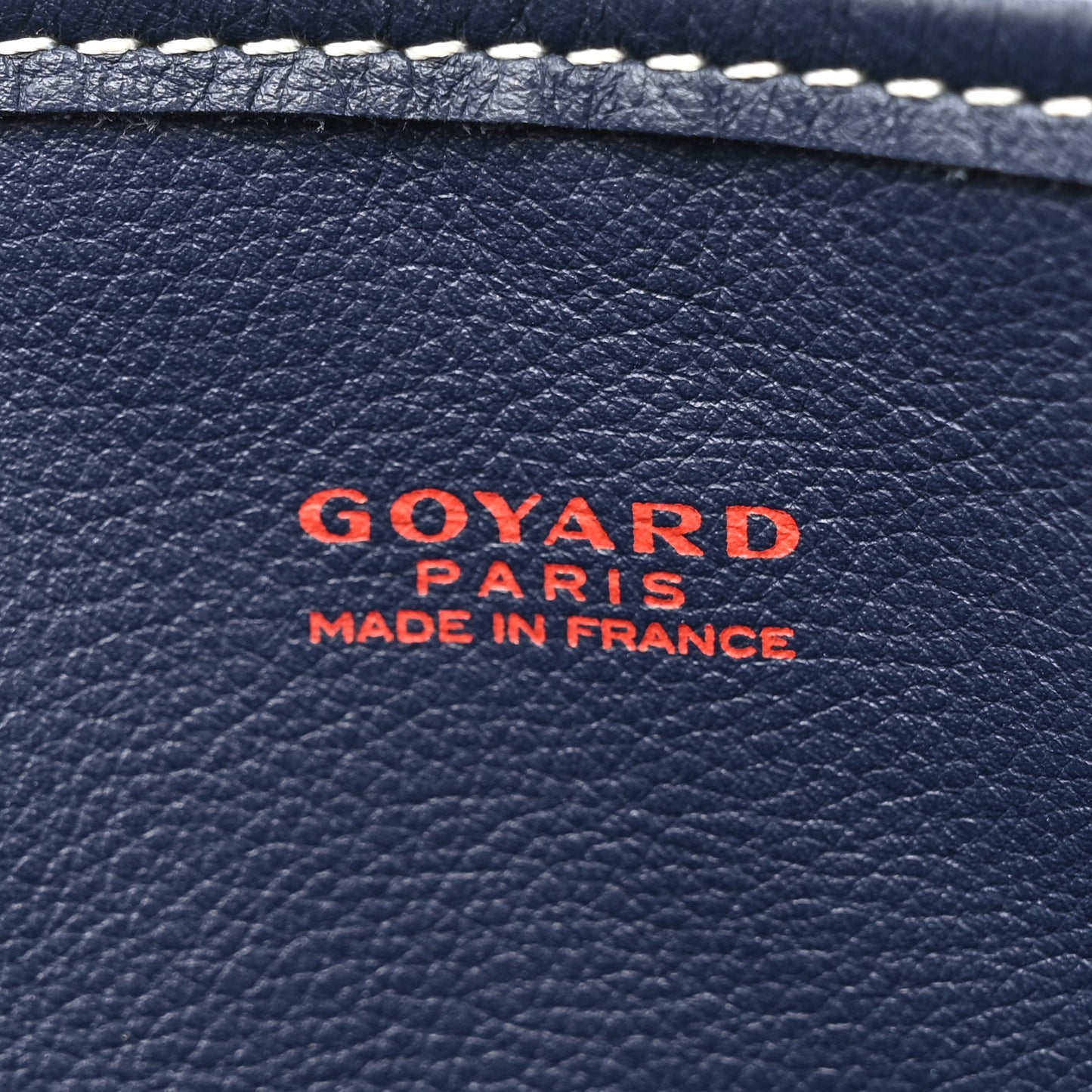 Goyardine Reversible Mini Anjou Navy