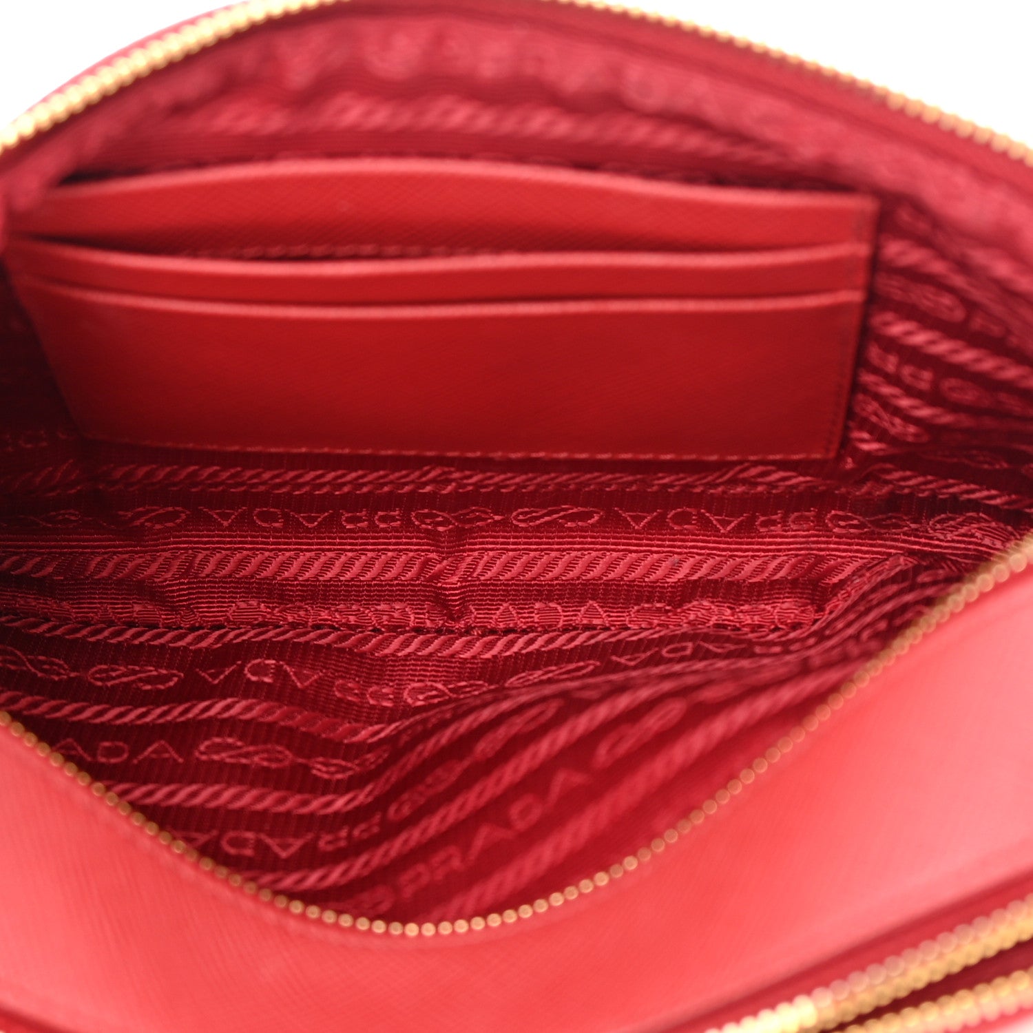 Prada Saffiano Mini Camera Crossbody Fuoco 5 of 16
