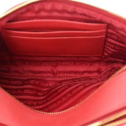 Prada Saffiano Mini Camera Crossbody Fuoco 5 of 16