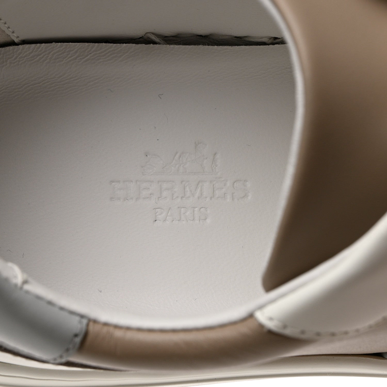 Hermes Calfskin Day Sneakers 36 Multicolor White 8 of 9