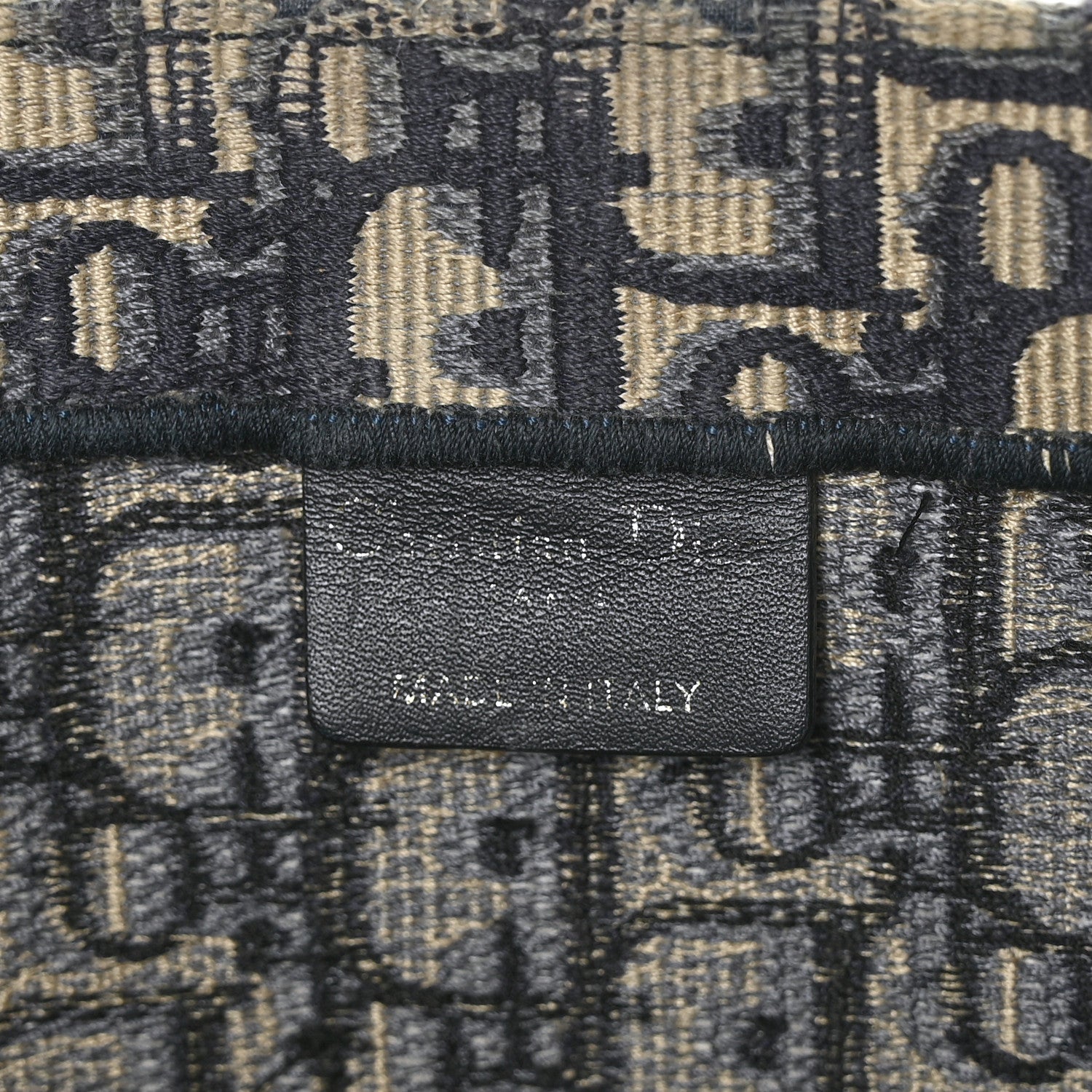 Christian Dior Oblique Large Book Tote Blue Multicolor 6 of 9