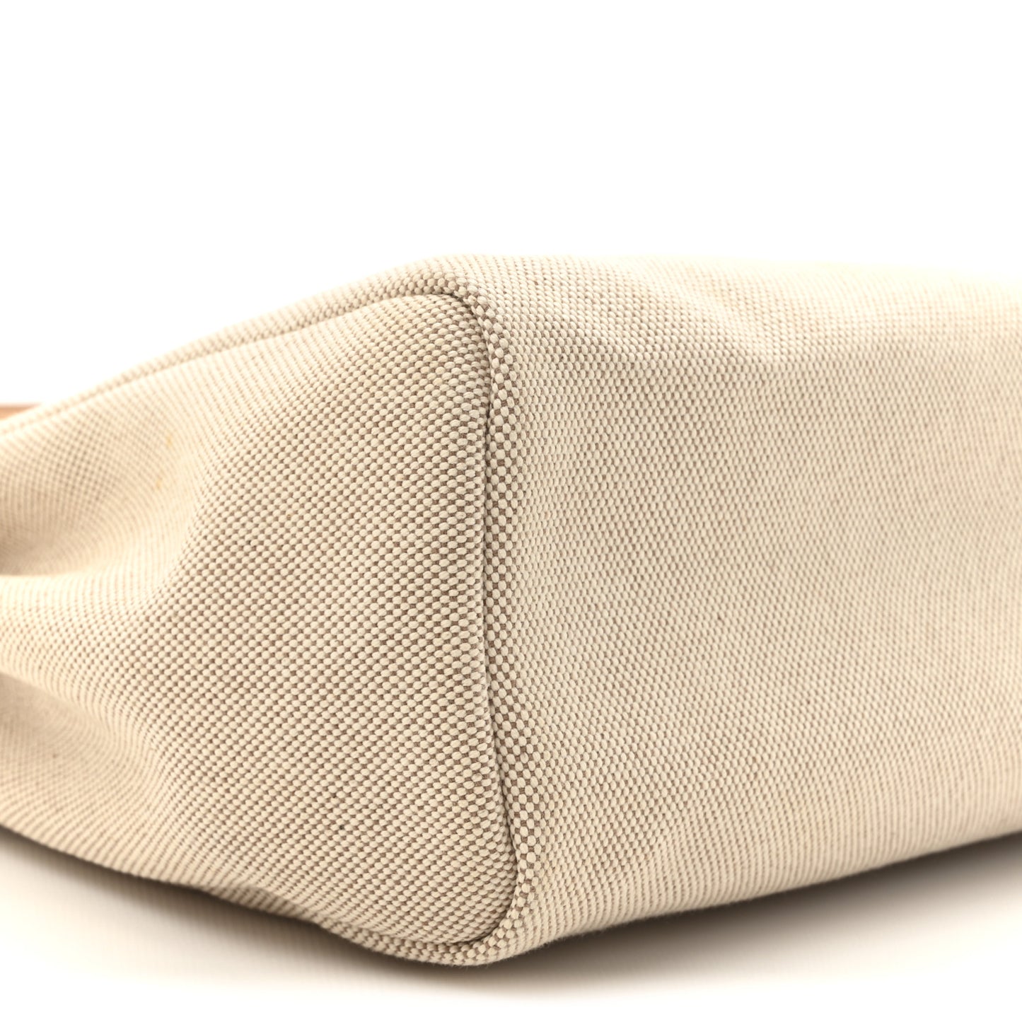 Toile Vache Calfskin Herbag 30 PM Black Natural