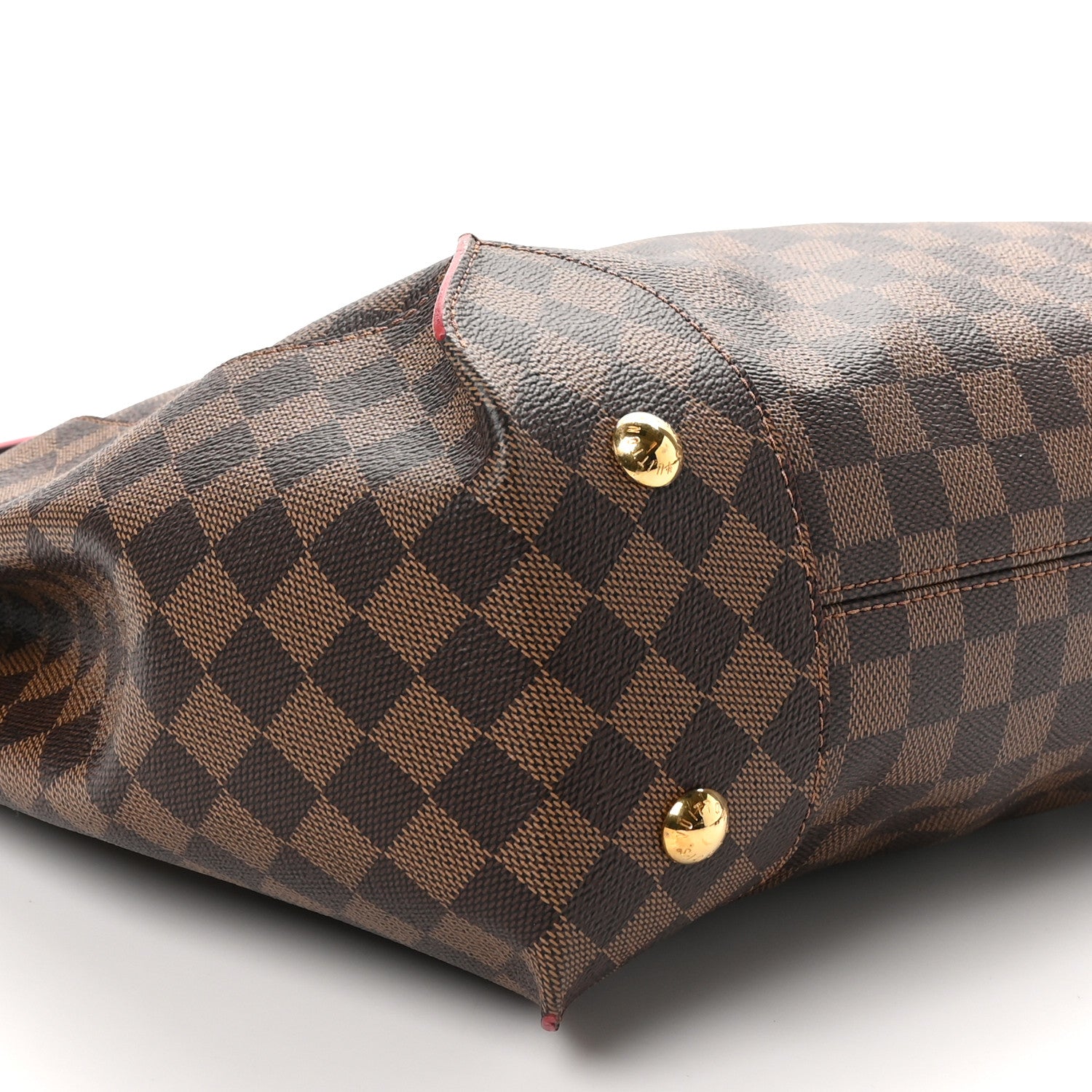Louis Vuitton Damier Ebene Caissa Hobo Cherry 9 of 10