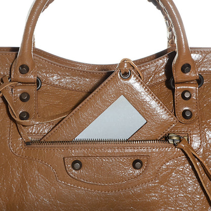 Balenciaga Agneau Classic Hardware City Marron Cannelle 8 of 12