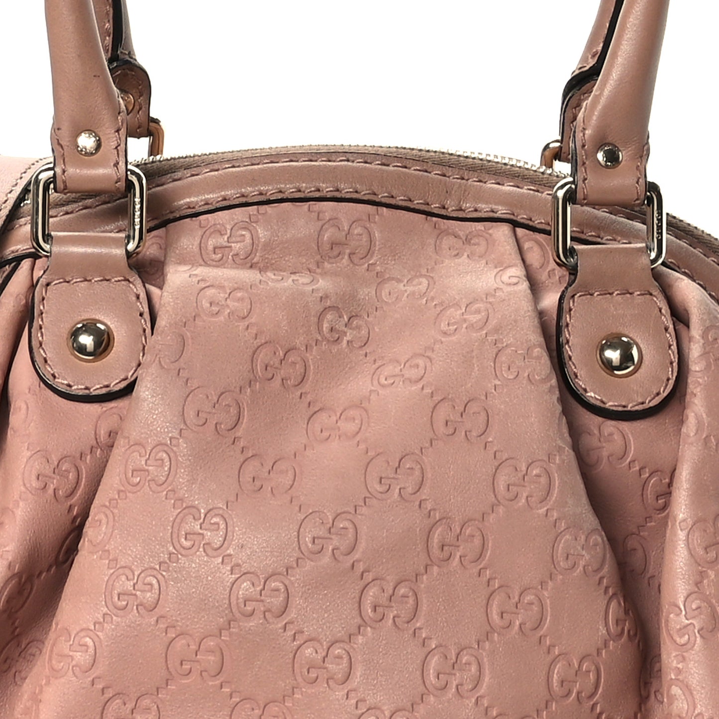 Guccissima Medium Sukey Boston Winter Rose