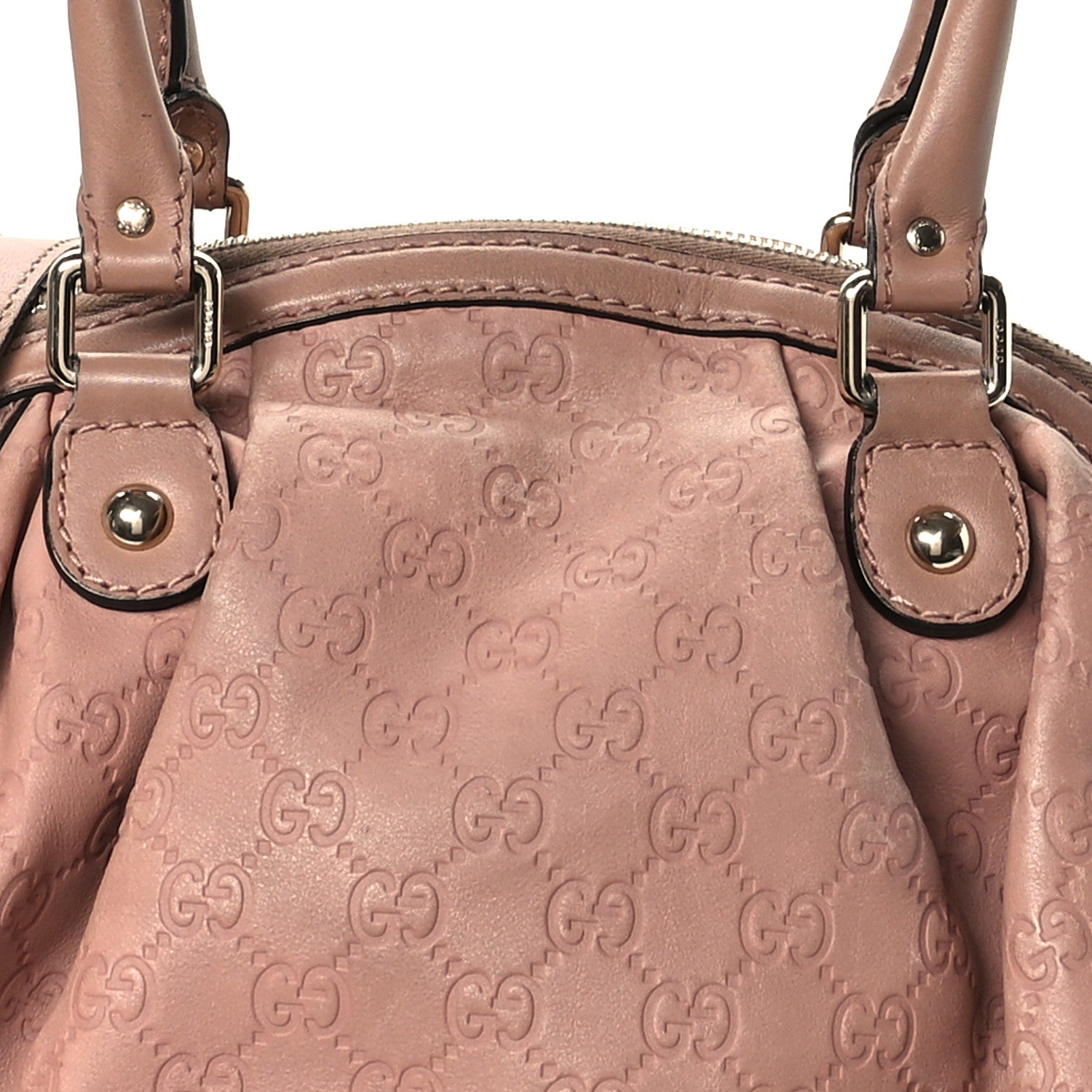 Gucci Guccissima Medium Sukey Boston Winter Rose 8 of 15