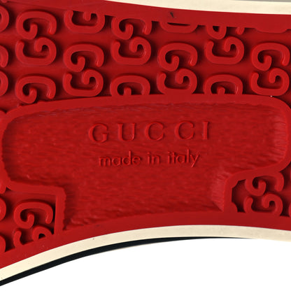 Gucci GG Monogram Web Womens 1977 Tennis Sneakers 37 Beige Ebony Mystic White 5 of 8