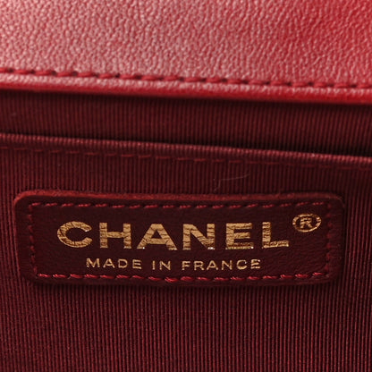 Chanel Calfskin Quilted Medium Boy Flap Red 5 of 21