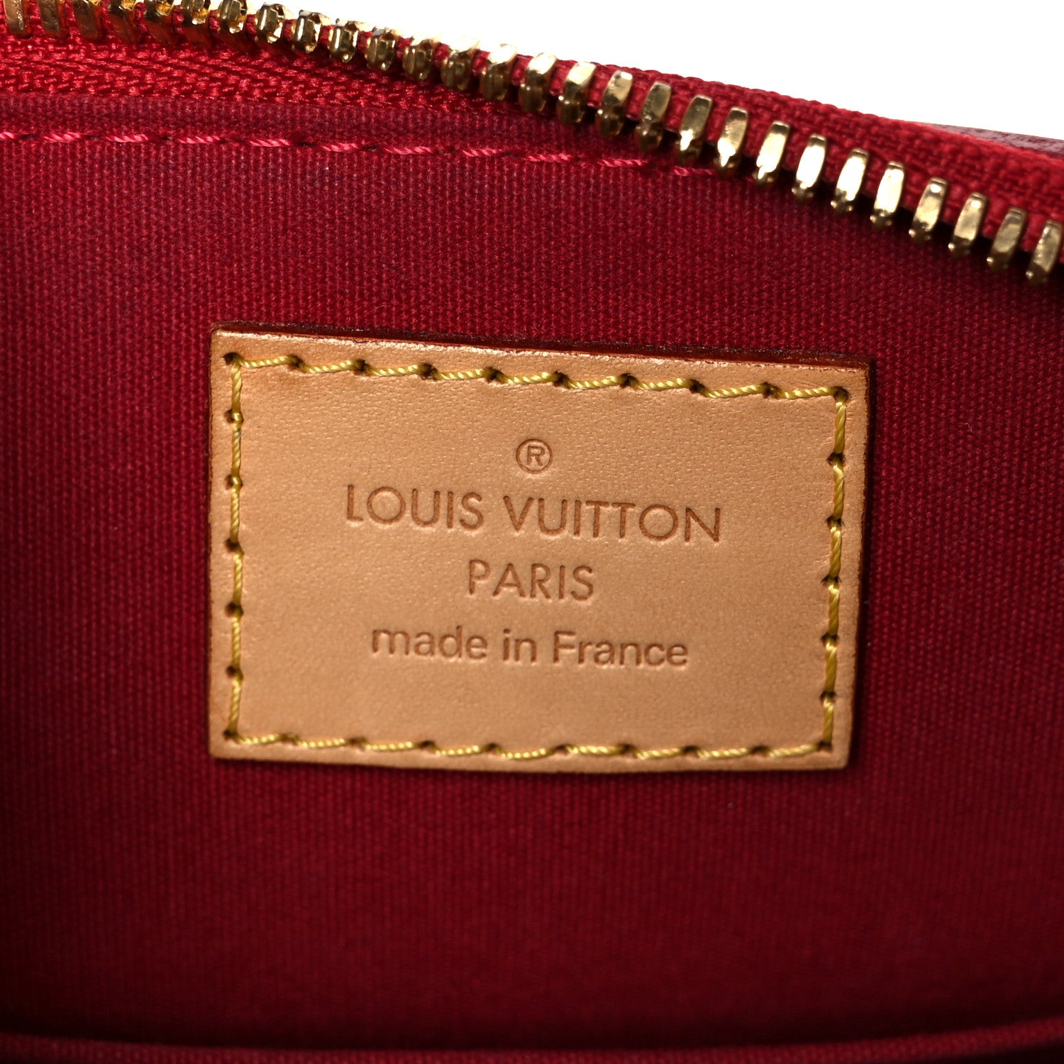 Louis Vuitton Vernis Alma BB Cherry 6 of 12