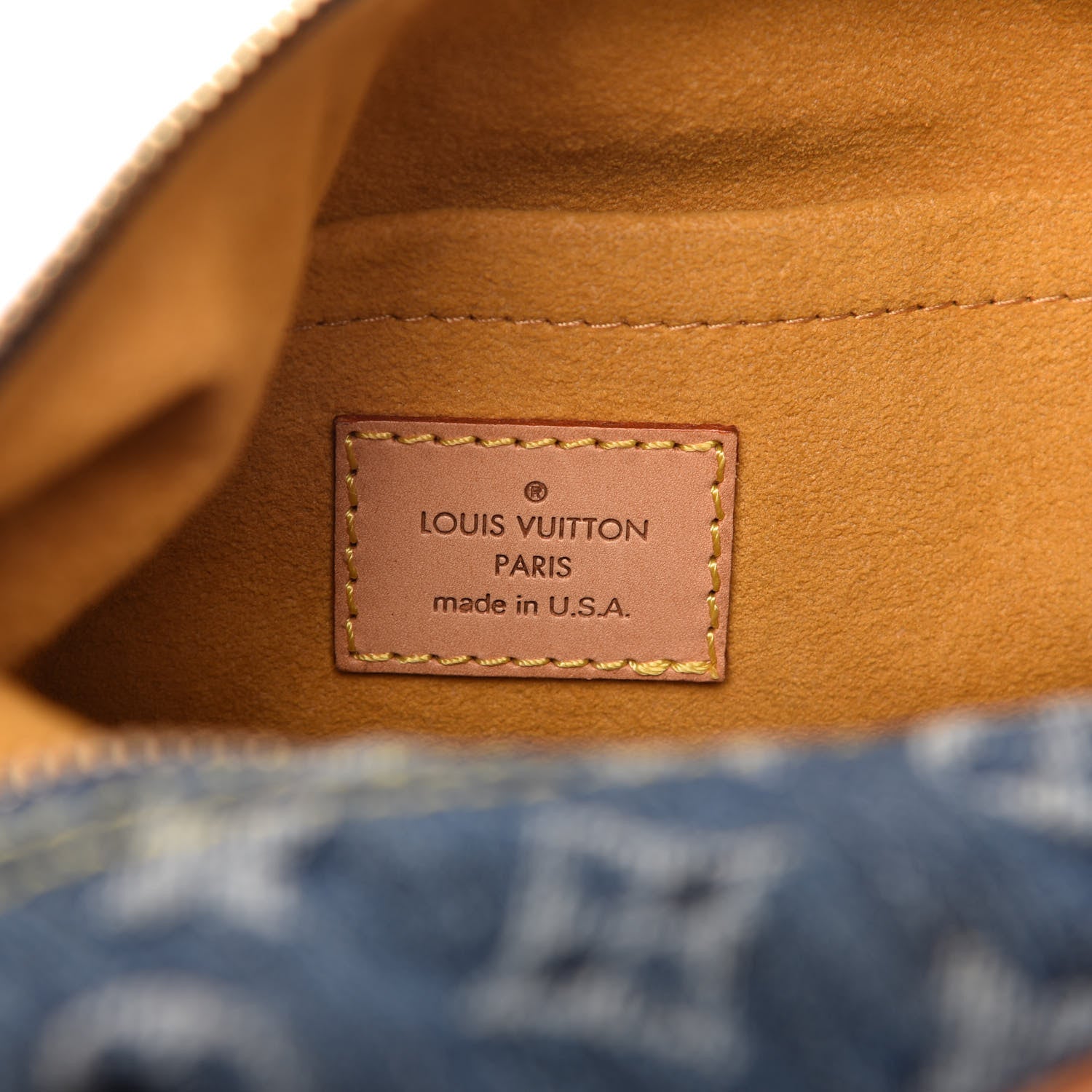 Louis Vuitton Monogram Denim Baggy PM Blue 8 of 10