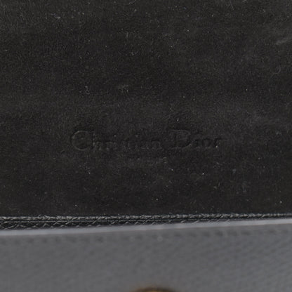 Christian Dior Grained Calfskin Saddle Belt Clutch Black 6 of 11