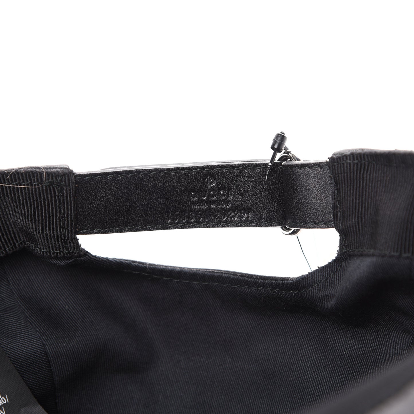 Nappa Charlotte Baseball Hat XS Black