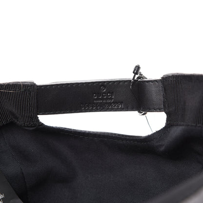 Gucci Nappa Charlotte Baseball Hat XS Black 6 of 7