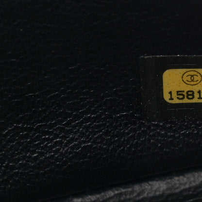 Chanel Lambskin Quilted Jumbo Double Flap So Black 7 of 12