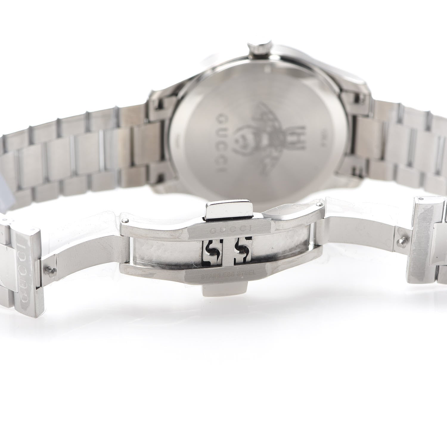Gucci Stainless Steel 38mm G-Timeless Snake Quartz Watch 6 of 6