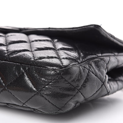 Chanel Iridescent Lambskin Quilted Snake Chain 2.55 Reissue Flap Black 9 of 13