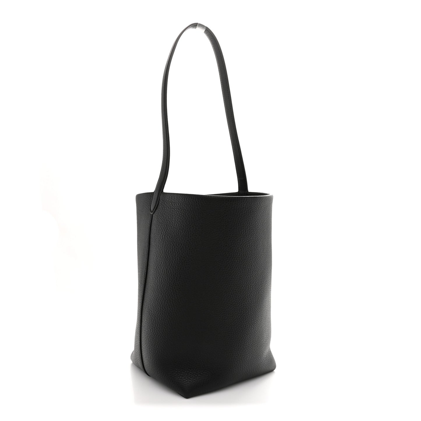Grained Calfskin Medium N/S Park Black
