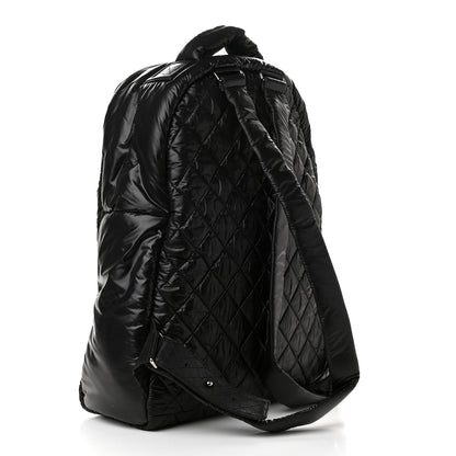 Chanel Nylon Quilted XL Coco Cocoon Backpack Black 2 of 8