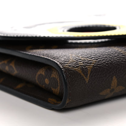 Louis Vuitton Monogram Kabuki Chain Wallet Black 7 of 8