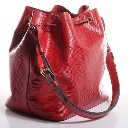 Louis Vuitton Epi Petit Noe Red 3 of 7