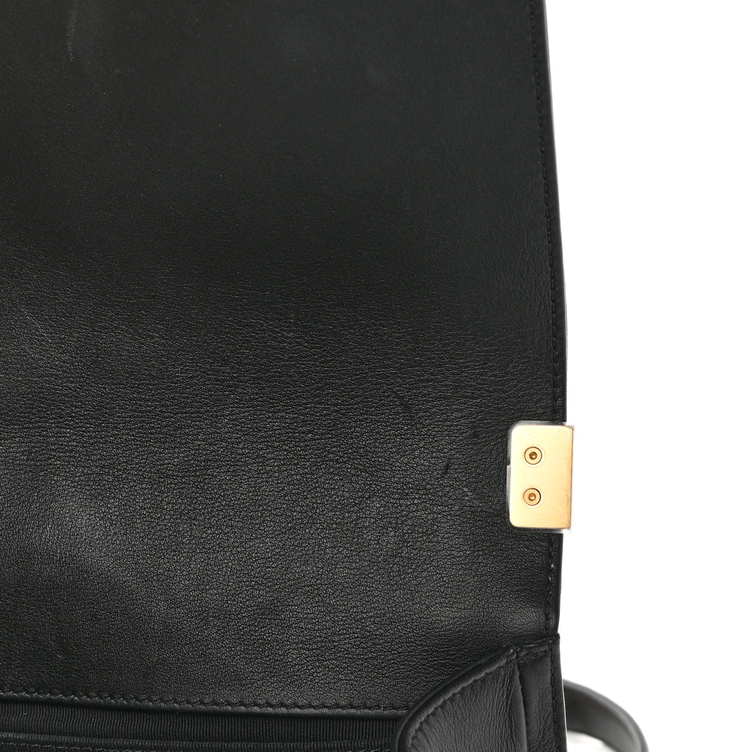 Chanel Lambskin Quilted Medium Boy Flap Black 13 of 19