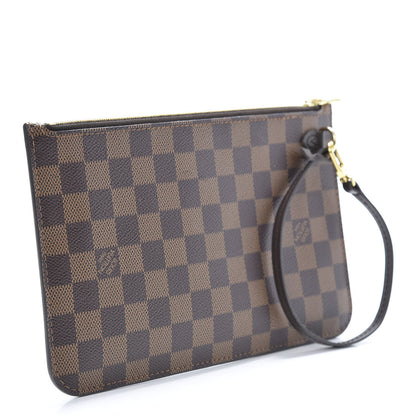 Louis Vuitton Damier Ebene Neverfull MM GM Pochette 3 of 9